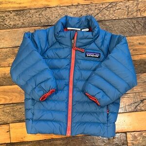 Patagonia 6-12 month puffy coat.